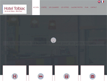Tablet Screenshot of hotel-tolbiac.com